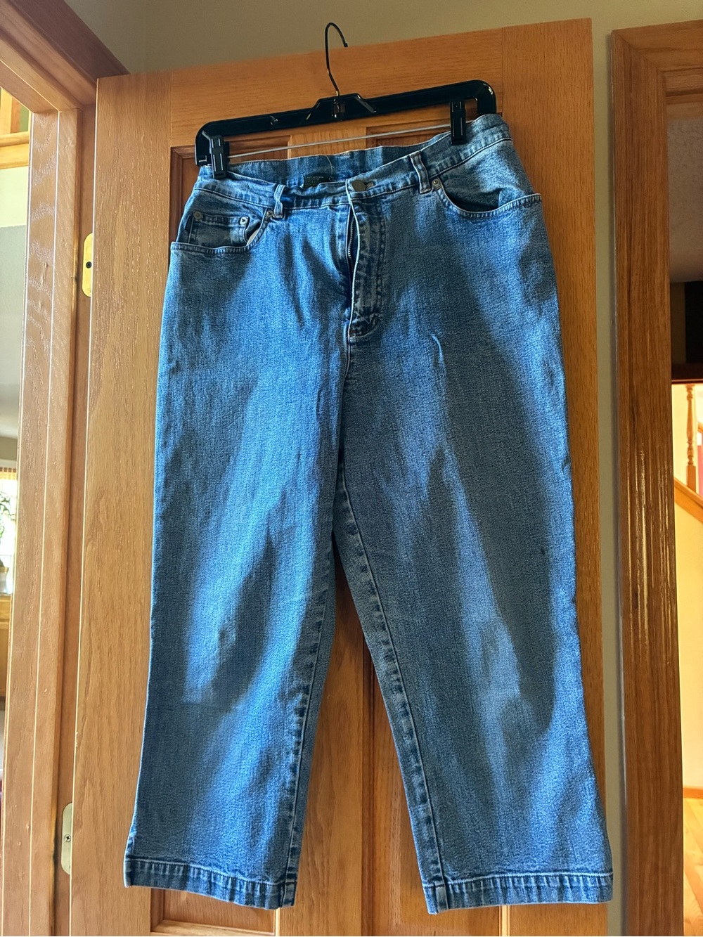 Ralph Lauren Blue Cropped Ankle Jeans